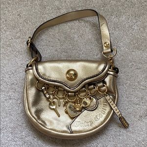 Juicy Couture authentic gold charms mini purse